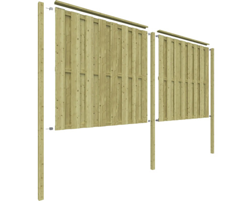 Houten schuttingelementen voor montage