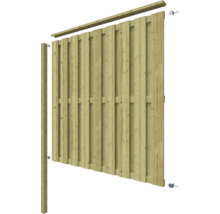 Houten schutting bouwpakket met palen en bevestigingsmateriaal
