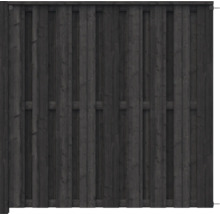 Houten schutting voor de tuin