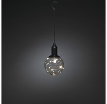 Hanglamp met LED-lichtslinger in bolvorm