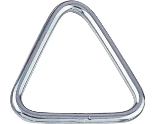 Driehoekige ring van metaal