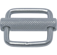 Zilverkleurige metalen schuifgesp