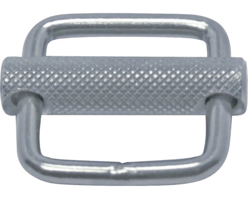 Zilverkleurige metalen schuifgesp