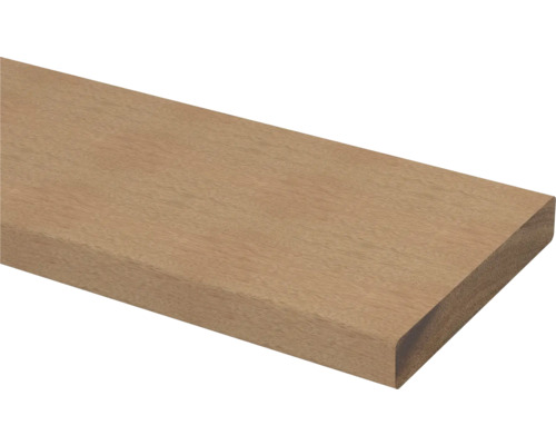 Schaaflat hardhout geschaafd (b x d x l) 19 x 120 x 2100 mm Houten plank voor binnen- en buitengebruik