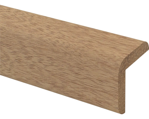 Hoeklat hardhout geschaafd (b x d x l) 18 x 18 x 2700 mm Houten trapkantprofiel