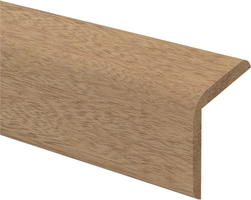 Hoeklat hardhout geschaafd (b x d x l) 28 x 28 x 2700 mm Houten trapkant voor binnenshuis