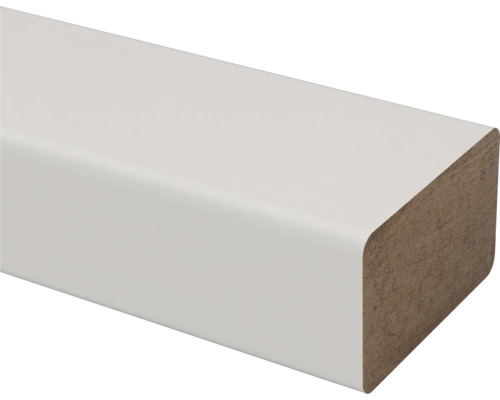Schaaflat hardhout wit gegrond (b x d x l) 28 x 45 x 2100 mm