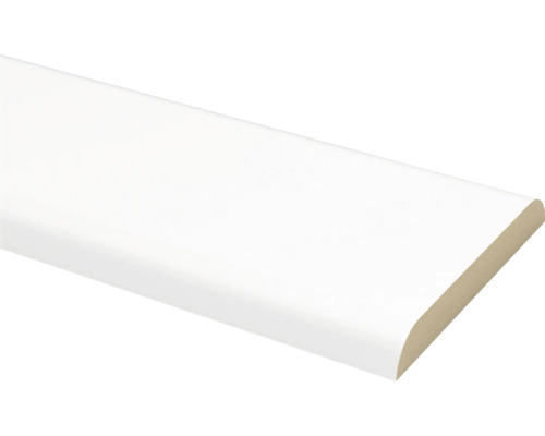 Afdeklijst mdf gelakt (b x d x l) 4 x 30 x 2600 mm Witte houten plint