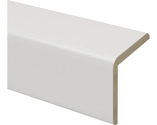 Hoeklat mdf wit gegrond (b x d x l) 33 x 33 x 2600 mm Wandafwerkingsprofiel
