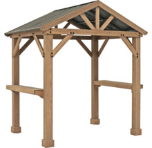 WESTMANN BBQ-paviljoen Laval paaldikte 6x7 cm, geimpregneerd grenenhout 245x174 cm