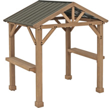 WESTMANN BBQ-paviljoen Laval paaldikte 6x7 cm, geimpregneerd grenenhout 245x174 cm