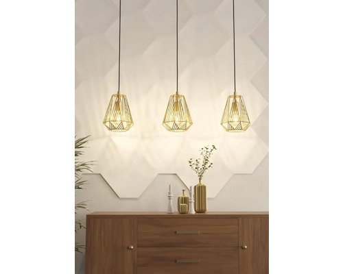 EGLO Hanglamp Stype 3-lichts goud