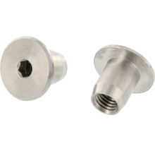 MARINETECH Ringmoer met platte kop M10x18 mm RVS A4, 25 stuks