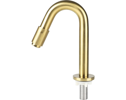 Gouden wastafelkraanuitloop voor badkamer of keuken