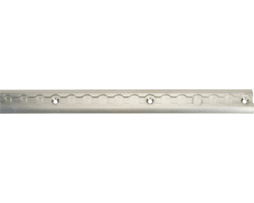 Metalen sjorrail met bevestigingsgaten
