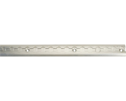 Metalen sjorrail met boringen