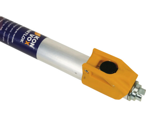 Aluminium telescoopstang met gele sluiting