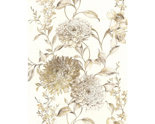 KOMAR Fotobehang vlies P267-VD2 Pure 2 Vintage Chrysanthemum 200x250 cm