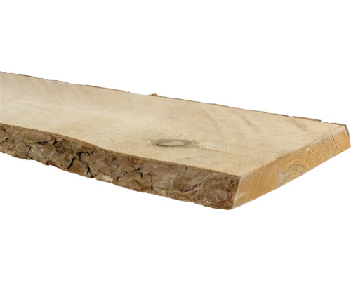 Houten boomstam schijf met boomschorsrand