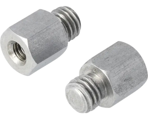 MARINETECH Verloophuls zeskant M6-M10 RVS A2, 50 stuks Twee metalen afstandhouders met schroefdraad
