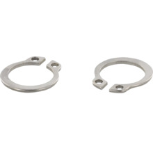 Twee borgringen van metaal