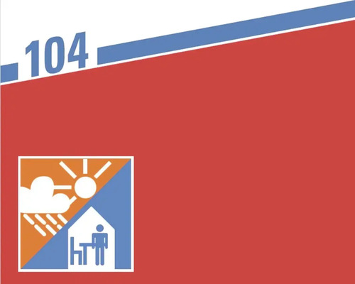 Symbool voor weerbestendigheid en gebruik binnenshuis