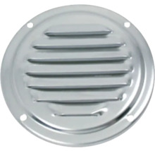 Rond ventilatierooster van metaal met lamellen