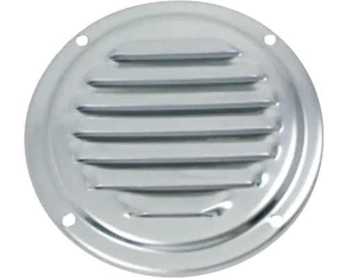 Rond ventilatierooster van metaal met lamellen