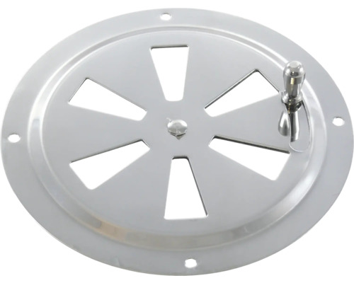 Ronde ventilatieafdekking met verstelbare openingen en bevestigingsgaten