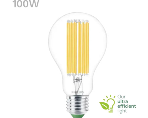 PHILIPS LED-lamp Ultra Efficient E27/7,3W A60 warmwit helder