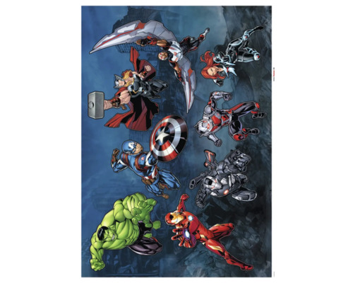 KOMAR Muursticker Avengers Crew 50x70 cm