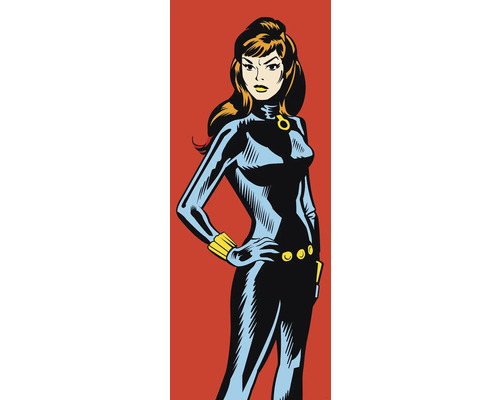 KOMAR Fotobehang vlies DX2-150 Marvel PowerUp Black Widow 100x250 cm
