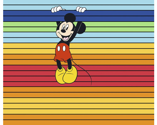 KOMAR Fotobehang vlies DX6-162 Mickey Magic Rainbow 300x250 cm