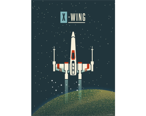 KOMAR Poster Star Wars - Geeky X-Wing 30x40 cm