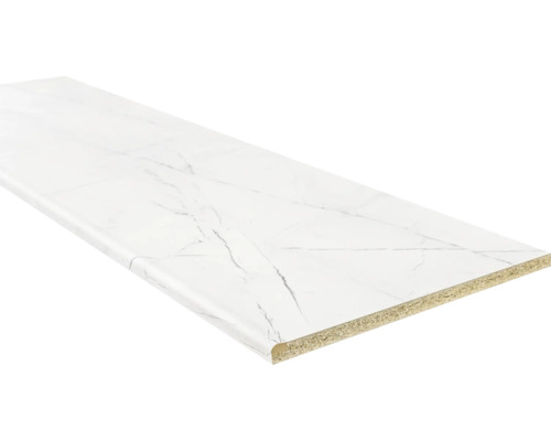 Aanrechtblad met waterkering white horn E14-700MT, 2050x600x28 mm