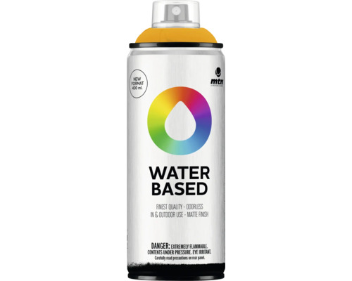 MTN Water Based spuitlak mat Azo Orange Light 400 ml