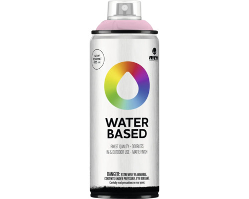 MTN Water Based spuitlak mat RV-323 Vice Pink 400 ml MTN Water Based spuitverf, 400 ml