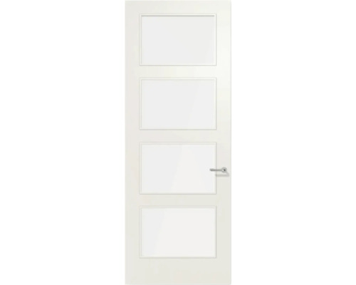 BERKVENS Binnendeur Verdi Lux E43G Stomp rechts wit afgelakt 250,7 x 77,6 cm Witte binnendeur met vier rechthoekige vlakken