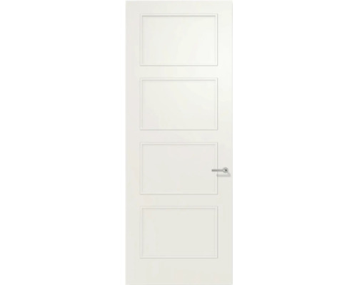 BERKVENS Binnendeur Verdi Lux E42V Stomp rechts wit afgelakt 253,7 x 77,6 cm Witte binnendeur met vier vlakken en deurklink