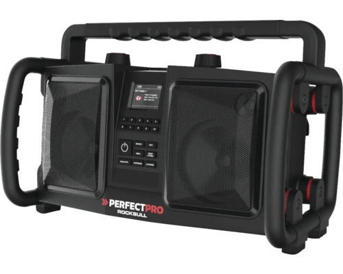 Perfectpro Rockbull bouwplaatsradio met digitaal display