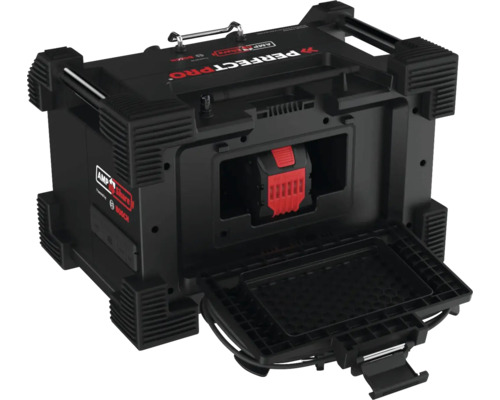 Bosch Perfectpro bouwradio met open compartiment voor batterij
