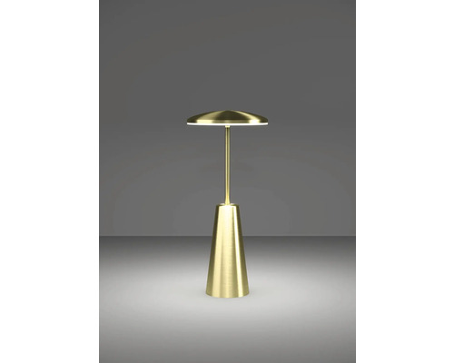 Metalen tafellamp met lampenkap