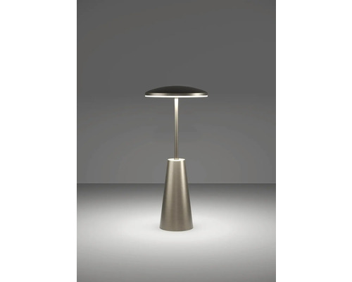 Vloerlamp met ronde kap en conische voet