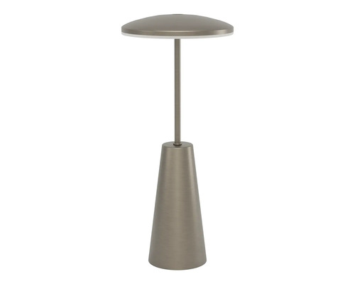 Staande lamp met lampenkap en conische voet