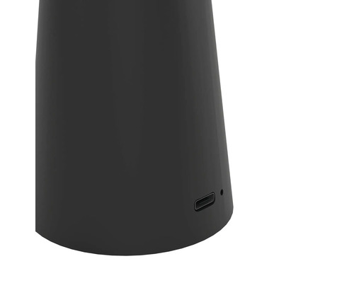 Close-up van een lamp met USB-poort