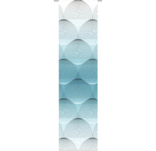 HOME FASHION Paneelgordijn Benari tuquoise 60x245 cm