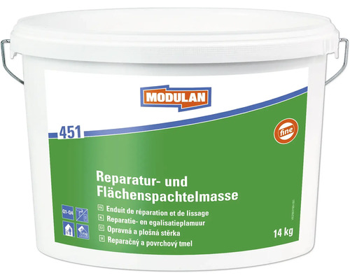 MODULAN 451 Reparatie- en egalisatieplamuur fijn 14 kg