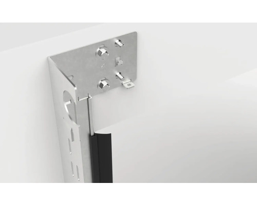 Metalen hoek voor wandmontage