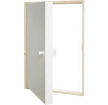 Open binnendeur met houten frame