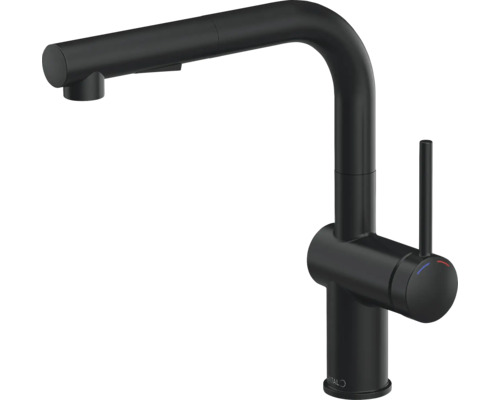 Zwarte keukenkraan
